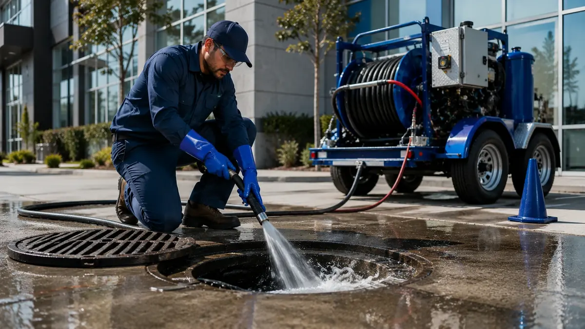 Commercial Hydro Jet Drain Cleaning in Santa Maria