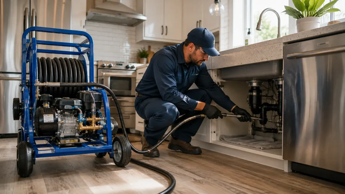 Kitchen Drain Hydro Jetting in Santa Maria