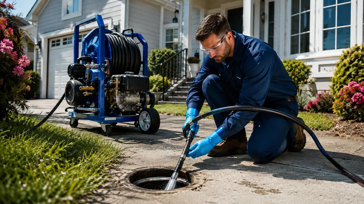 Residential Hydro Jet Drain Cleaning in Santa Maria