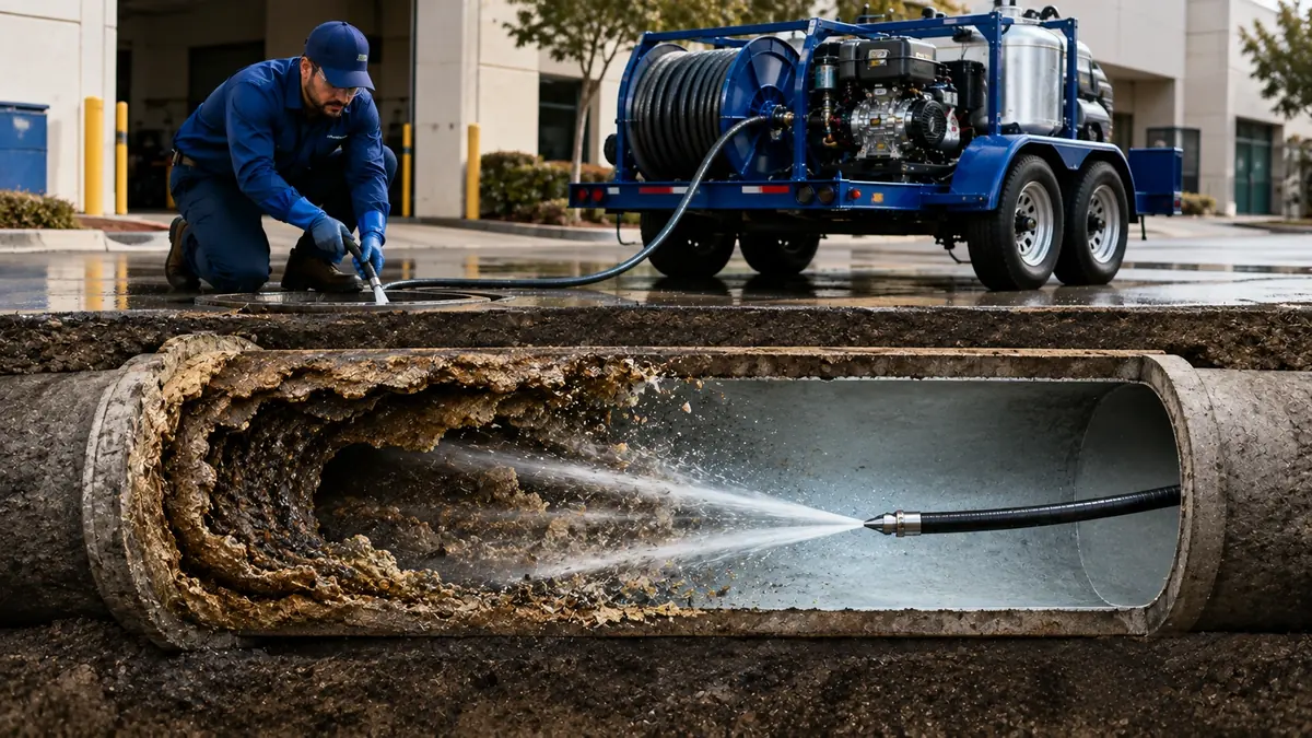 Sewer Pipe Descaling in Santa Maria